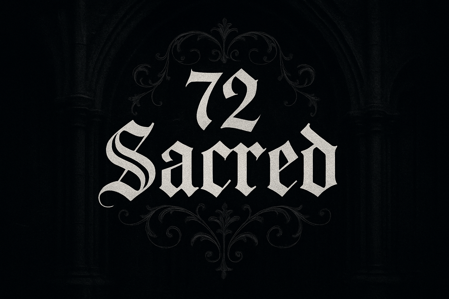 text gothic and white